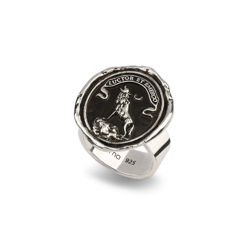Magnetic Clasp Women's Rings for Easy Wearing and RemovalStruggle and Emerge Ring